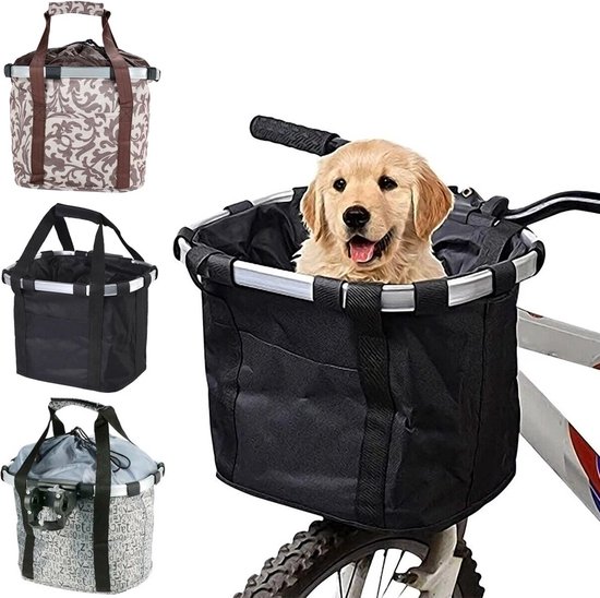 Honden Fietsmand - Fietsmand voor huisdieren - Huisdier - Fietsmand - Reismand van Flamingo