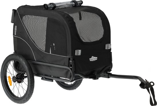 Hondenfietskar 2-in-1 - Opvouwbaar - Tot 20kg - Geschikt voor E-bikes van Tectake