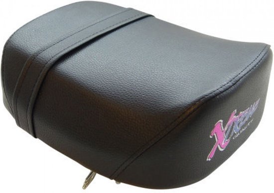 Hooodie Achterzitje Broodje UN62215 voor de fiets of bromfiets zwart van Merkloos