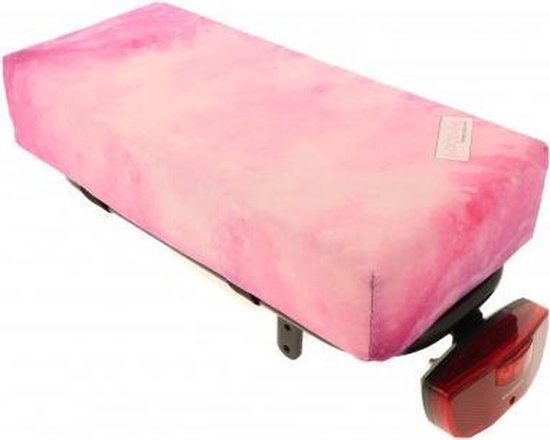 Hooodie Big Cushie Watercolors - zacht en vrolijk fietskussen voor op bagagedrager 2021 model van HOOODIE