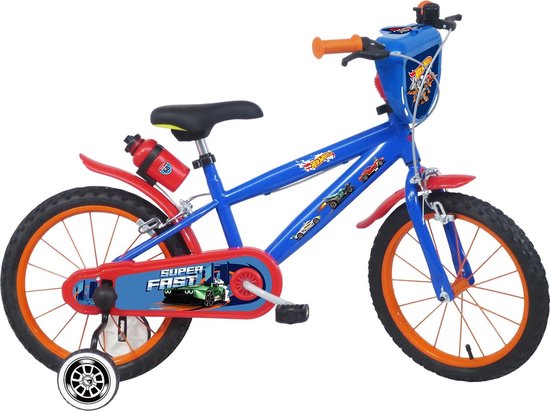 Hot Wheels 16 inch kinderfiets blauw van Hot Wheels