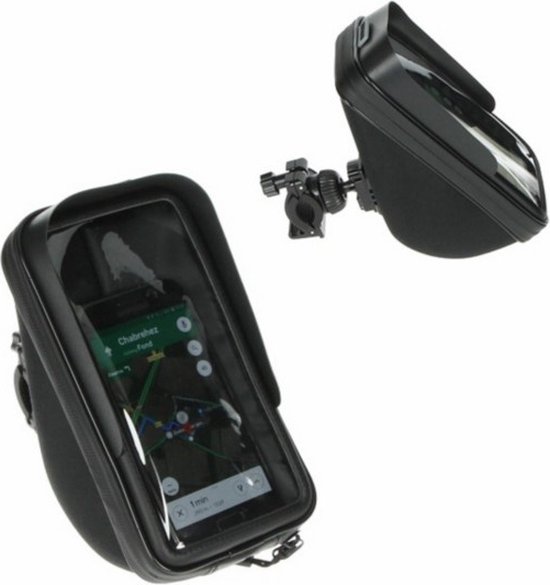 houder telefoon waterdicht stuurbevestiging met opbergvakje shad 6.6 inch shad van Shad