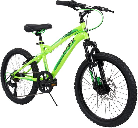 Huffy Extent 20 Inch Kinderfiets Shimano 6 versnellingen Mountainbike voor Jongens en Meisjes 6-11 jaar - Groen van Huffy