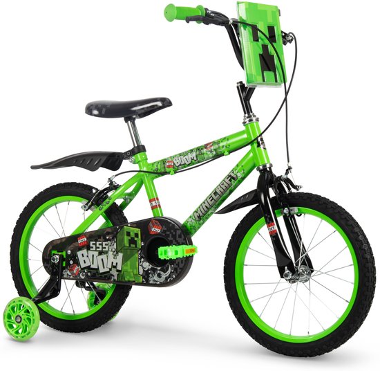 Huffy Minecraft 16 inch Kinderfiets - Groen van Huffy