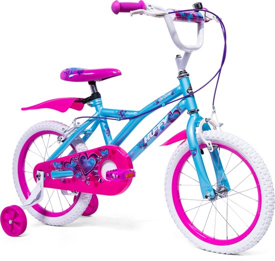 Huffy So Sweet 16 Inch Girl's Bike - Sky Blue Kids Bike 4 years+ van Huffy