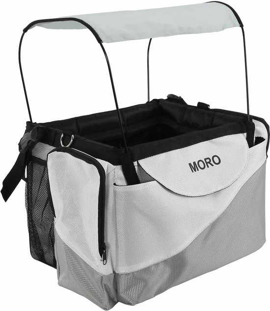 Huisdier Fiets Front-box Mand Bike Case Seat Hond Puppy Kat Outdoor Reizen Draagtas Kennel Met Zonnescherm van Merkloos