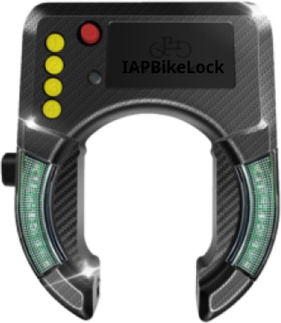 IAPbikelock - Fietsslot - Ringslot - Bluetooth - App - Electronisch - Alarm - Licht - Bikelock van IAPbikelock