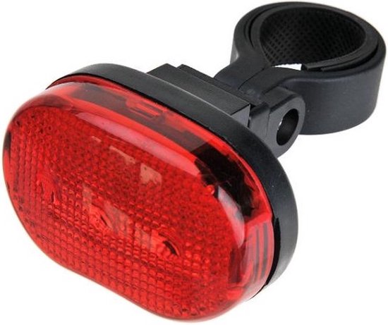 Igoods Fietslamp - Fietsverlichting Achter - Achterlicht - Achterlamp - LED Verlichting - 5 LED Lampjes - Rood