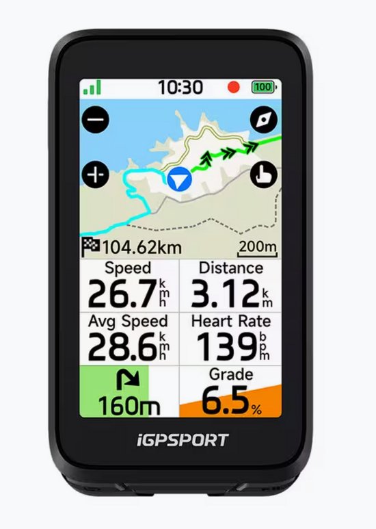 iGPSPORT BiNavi Air gps fietscomputer - 3 inch touch screen