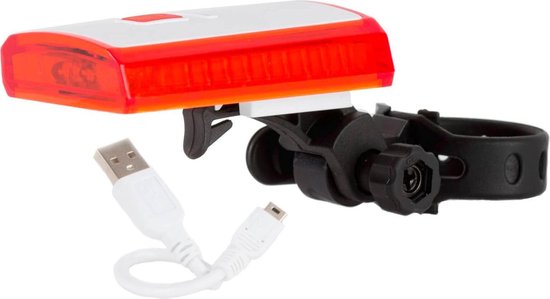Ikzi Goodnight Aside - Fietsachterlicht - Led - USB Oplaadbaar - Rood