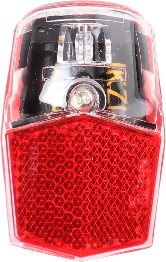 Ikzi Light Achterlicht Led Batterijen Rood/zwart