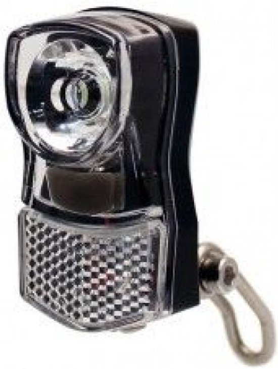 Ikzilight koplamp led batterij kroonbout aan/uit met rvs beugel bulk van Spanninga