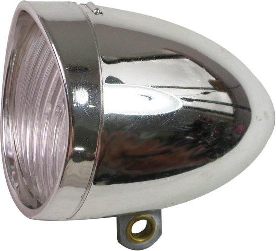 Ikzilight Retro koplamp - 3x LED - chroom - standlicht - waterdicht - zicht tot 800m