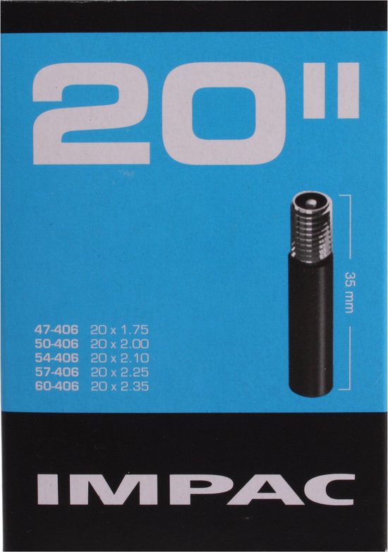 Impac Binnenband 20 X 1.75/2.35 (47/60-406 Av 35mm van Impac
