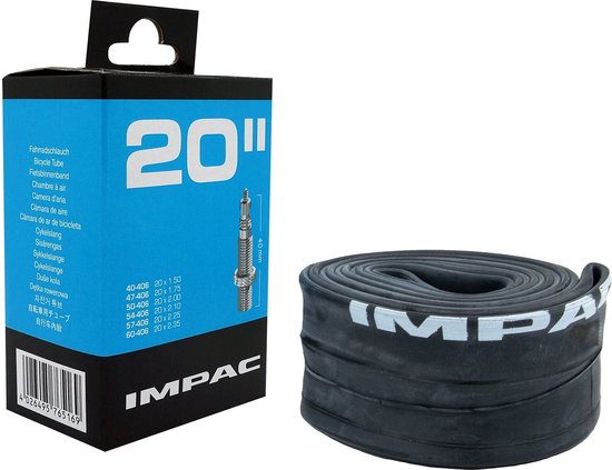 Impac Binnenband 20x1.75 - Frans ventiel 40mm - Geschikt voor BMX en kinderfietsen van Impac