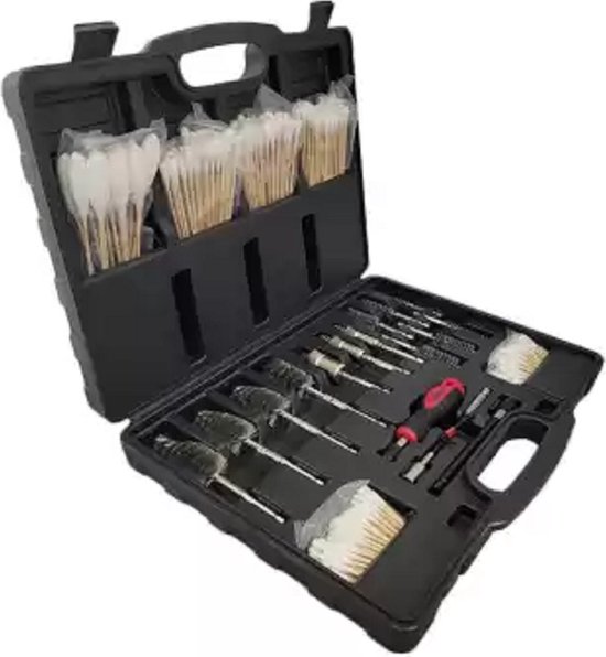 Injectorzitting reiniging set-peciale set voor het efficiënt reinigen van diesel injectorgaten & injectorzittingen. Geschikt voor breed assortiment voertuigen. van Silverline