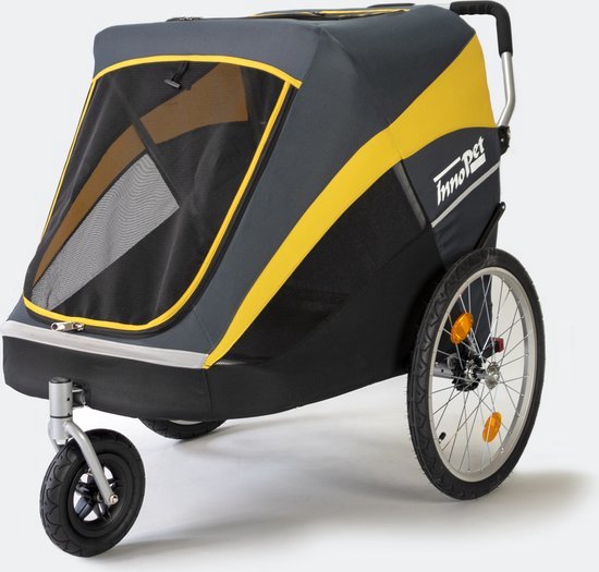 InnoPet Hercules 2.0 - Hondenfietskar - Incl. Trekstang en Regenhoes - 98x88x105cm van InnoPet