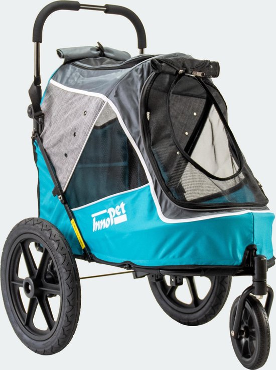 InnoPet Sporty Evolution - Hondenfietskar - Ocean Blue - 84x66x98cm van InnoPet