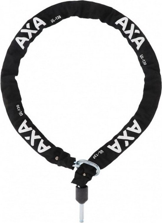 insteekketting ULC-130 staal/polyester 130 cm zwart van AXA