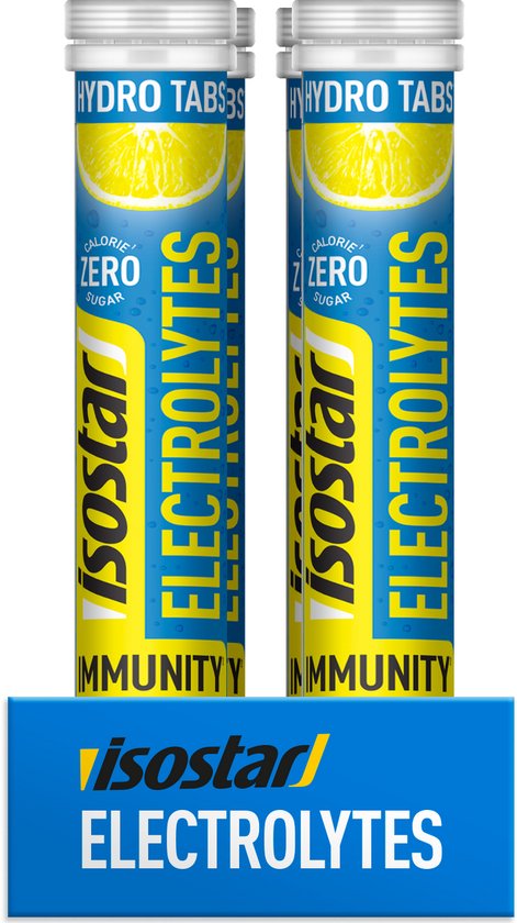 Isostar Electrolytes - Hydro Tabs - Lemon - 8 x 108 gr