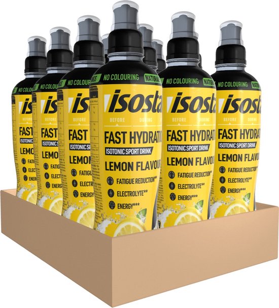 Isostar Fast Hydration lemon 12x500 ml van Merkloos