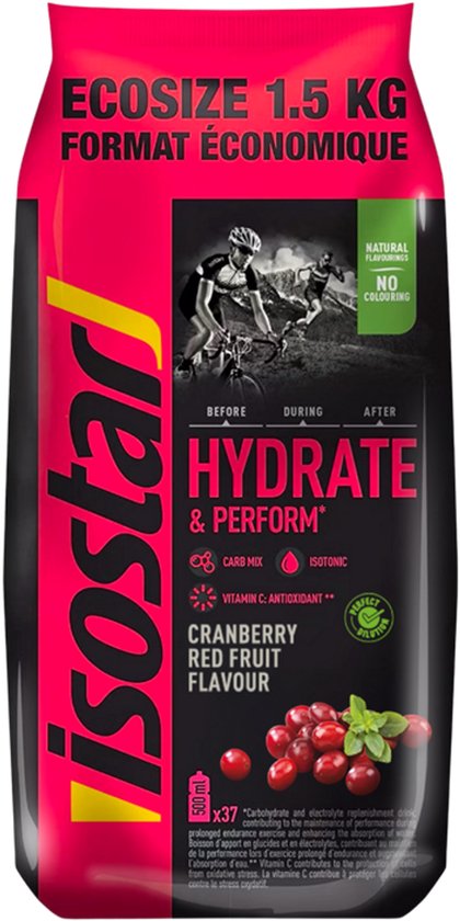 Isostar Hydrate & Perform Cranberry Red Fruit