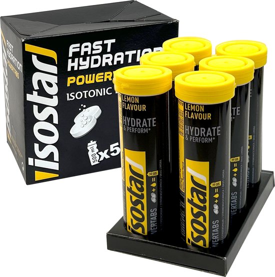 Isostar Hydrate & Perform - Powertabs - Citroen - 6 x 500 ml van Merkloos