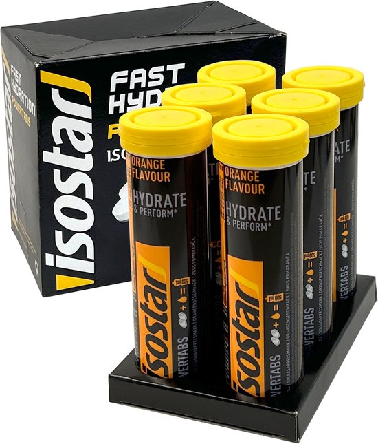 Isostar Hydrate & Perform - Powertabs - Sinaasappel - 6 x 500 ml van Merkloos