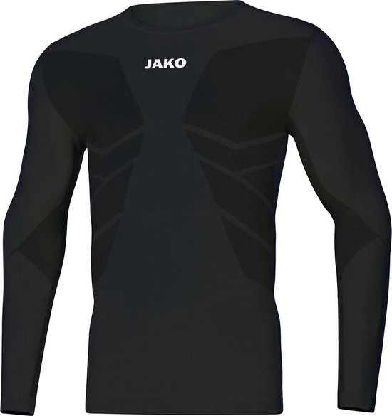 Jako Comfort 2.0 Longsleeve Heren - Zwart | Maat: S