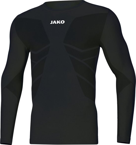 Jako Comfort 2.0 Longsleeve Heren - Zwart | Maat: XXL