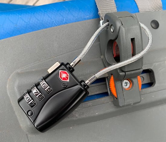 JC's - Fietstas slot voor Vaude fietstas - TSA Reisslot hangslot - Zwart - 2 STUKS van JC's