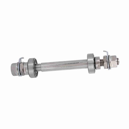 JHUBERS- Wielnaafas Hoge Sterkte - Metalen Snelspanner - 6000 Lager - Eenvoudige Installatie - Lichtgewicht Ontwerp - 14/18 Cm Lengte - Fietsas