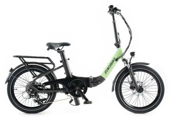 JOBOBIKE Ace Elektrische Vouwfiets - Lage Instap - 20 Inch - 250W Motor - 7 Versnellingen - 50 km Actieradius - Mechanische Schijfremmen - Groen van Jobobike