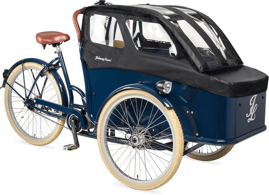 Johnny Loco Regenhuif de Luxe compleet ( driewielbakfiets ) van Johnny Loco