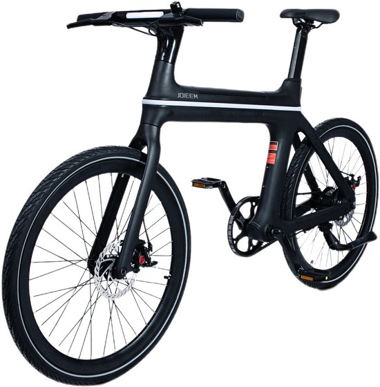 Joieem X - Elektrische Fiets - Smart Urban Ebike - 28 inch Herenfiets Zwart - 165-210 cm - 250 watt Achterwielmotor - Hydraulische Schijfremmen van Joieem