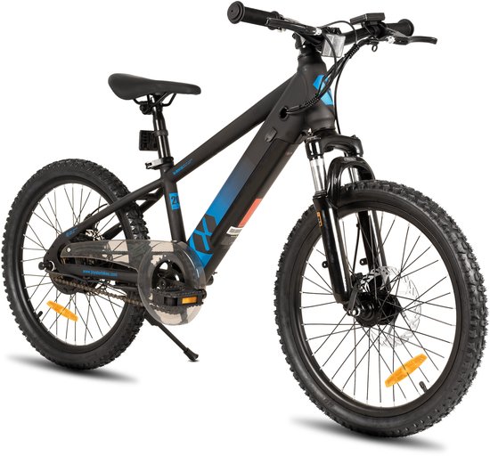 JOYSTAR Elektrische Fiets E-Bike – 20 Inch – Voor Kinderen/Tieners – 250W Motor – 1 Versnelling – Spaakwiel – Mechanische Schijfremmen – Zwart van Joy
