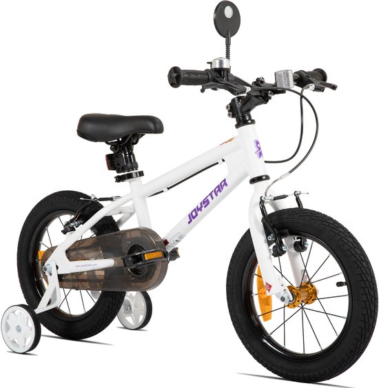 JOYSTAR Lomand Kinderfiets met Zijwieltjes - Jongens & Meisjes - 18 Inch - Geschikt voor 5 t/m 8 Jaar