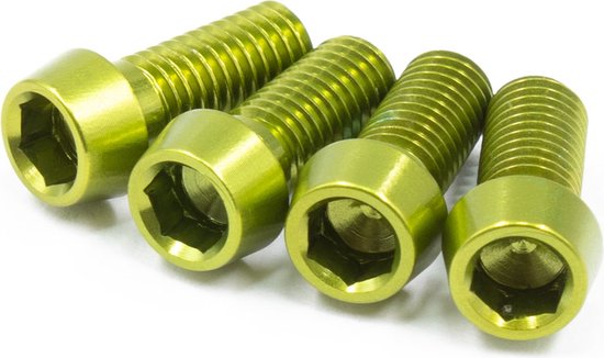 JRC-Components Bottle Cage Bolts - 4pcs Acid Green