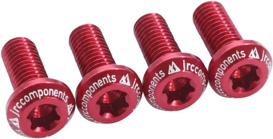 JRC-Components Bottle Cage Bolts | 4pcs Red