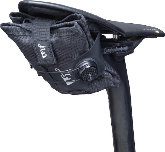JRC-Components Hokan Saddle Roll bag - zadeltas voor racefiets, mountainbike en gravelbike met atop draaisluiting van JRC