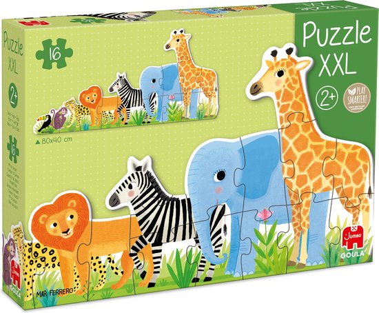 Jumbo - Goula - Vormenpuzzel XXL Jungle - 16 stukjes van Jumbo