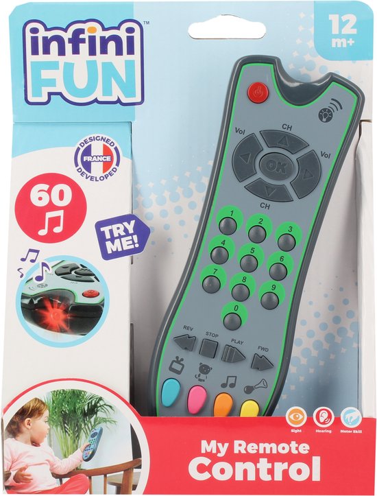 Jumbo - InfiniFun - Mijn eerste afstandsbediening - Speelgoed vanaf 1 jaar van Jumbo