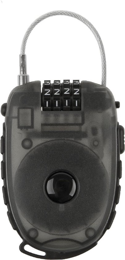 Kabelslot met oprolbare staalkabel M-Wave Lock 'n Roll - 90 cm x 2,4 mm (op M-wave kaart) van M-Wave