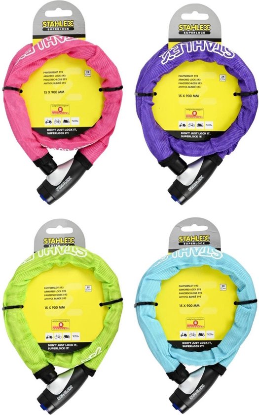 Kabelslot Python 593 GROEN van $