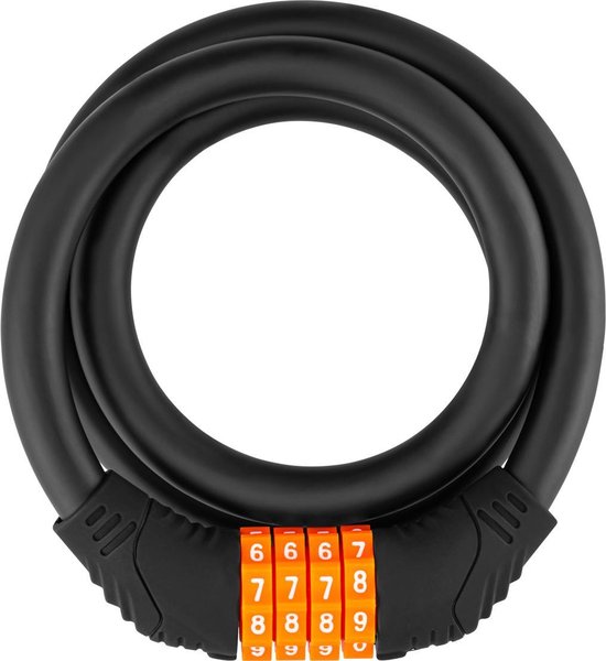 Kabelslot - Slot / Fietsslot voor Kinderfiets of Fiets - Cijferslot 80CM van Simply Kids