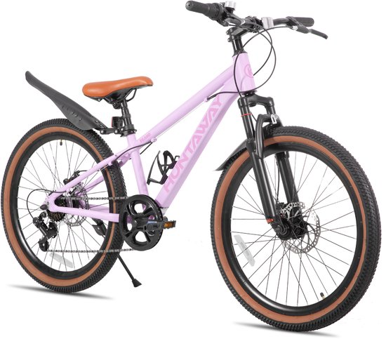 KEANO Huntaway Mountainbike 24 inch - Kinder MTB - 7 Versnellingen - Lichtgewicht Aluminium Frame - Jongens & Meisjes