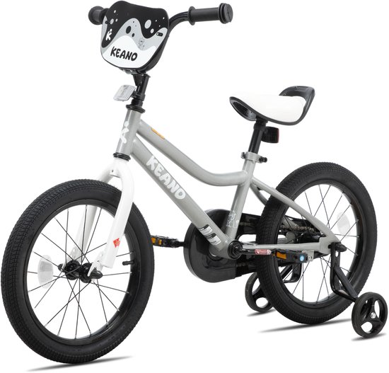 KEANO Lexicon Kinderfiets in BMX Stijl - Voor Jongens & Meisjes - Met Zijwieltjes - 12 Inch - Diverse Kleuren Beschikbaar