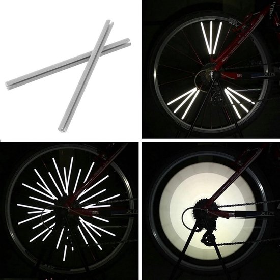 KELERINO. Fietsreflector - Reflector - Spaak Reflector - 12 Stuks van KELERINO