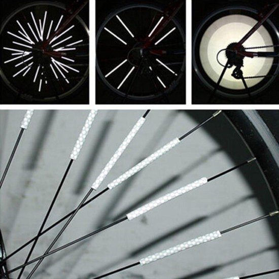 KELERINO. Fietsreflector - Reflector - Spaakreflectoren - 72 Stuks van KELERINO