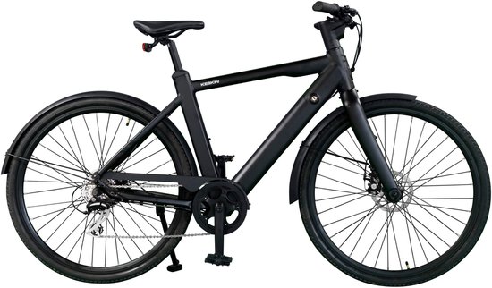 Keskin cBike1 Elektrische Fiets – 36V 12Ah Accu (432Wh) – Achterwielmotor – Actieradius tot 70 km – 27.5×1.75 Inch Banden – LCD Display – Shimano 8 Versnellingen – Schijfremmen – Stadsfiets – Max. Belastbaar 120 kg – Zwart Mat